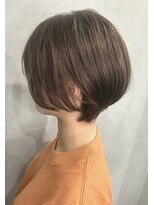 シャムオーツー 国分寺(CHAM:O2)&nbsp;前髪なしのショートボブ×モカベージュ
