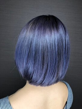 ヘアリゾート エーアイ 浅草橋店(hair resort Ai) 色落ちも可愛いグレイブルーカラー