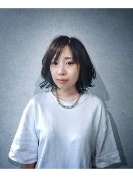 ヘアーサロンスズ(Hair salon SUZU) グラデーションカラー＜グリーン＞