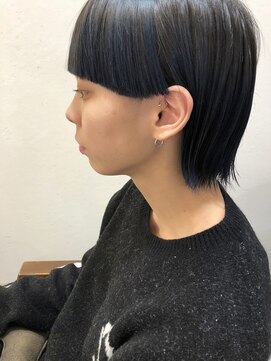 ディコ(Dico) ワイドバング×ネイビーグラデ