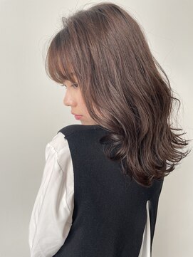 ビーハイブ 一番町店 アヴェダ(BEHIVE) 大人かわいいひし形レイヤーミディ☆