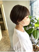 ミルクティーベージュショート