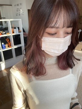 カットウェルズ粟殿店(Cut Well's smile&peace) イヤリングカラー 奈良 cut wells 粟殿