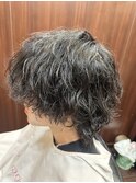 ジョングク風パーマ