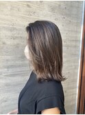 ハイライト×グレージュ　大人ガーリー