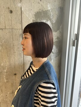 ピーロ(piilo) まるみボブ/ボブ/マロンベージュ