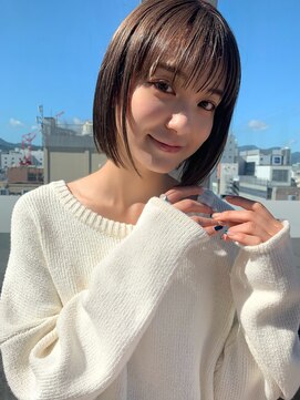 ミラバイグリーン(Mira by green) 前髪/シースルーバング/ボブ/前下がりボブ/グレーベージュ 13