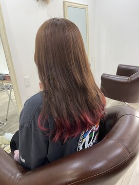 ラムーア(Rahm.) 暖色ベージュ／裾カラー