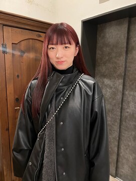 テテ ニコ(tete nico) 【大前晴奈】ブリーチなしレッド×フルバング