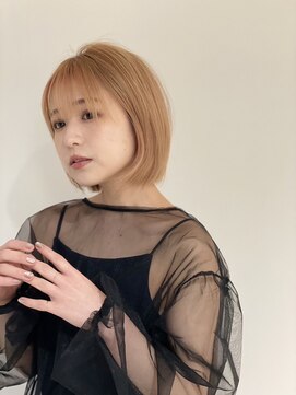 サラジュ 西宮北口店(SARAJU) エアリーボブ/ハイトーン/ストレート