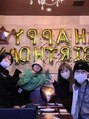 プレミアムバーバー 赤坂店(PREMIUM BARBER produce by HIRO GINZA)&nbsp;みんなで誕生日のお祝いしました！