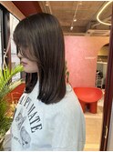 透明感髪質改善ベージュダブルカラーミルクティーグレージュ