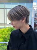 メンズ/マッシュショート/ブリーチカラー