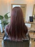 ツヤヘアカラー＋カット＋トリートメント＋ホームケア＋20分ヘッドスパ￥17600