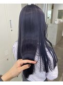 ダブルカラー×韓国×ラベンダーグレー（表参道）