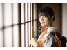【成人式】振袖着付+ヘアセット￥25000（※要予約電話必須）
