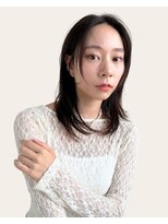 ジュール 銀座(Joule) 銀座駅/ブリーチなしダブルカラー/酸性ストレート/韓国/韓国ヘア