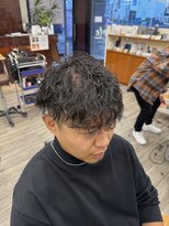 シンプル(Simple)&nbsp;波巻きスパイラルパーマ