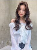 【Lloyd大宮】ココアブラウン×韓国風ウェーブ巻き