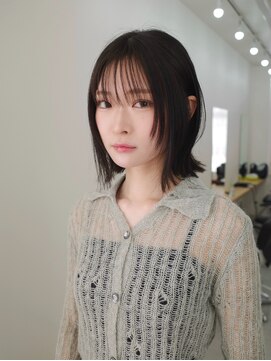 ミル(milu) 【リオン】レイヤーカット/顔まわりレイヤー/縮毛矯正/河原町