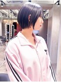 ミニウルフレイヤーカット顔周りカット前髪カットショート/柏柏