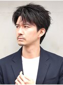 爽やかショート大人ヘア清潔感ヘア<理容室>シェービング武蔵小杉