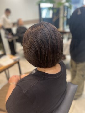 ケンジ 南林間(KENJE) ショートボブ×レイヤー×ブラウンカラー【南林間】