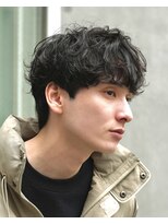 銀座シャドウパーマ波巻きパーマツイストスパイラルパーマ緩め