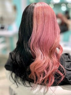 マティーナ ヘアー 池袋(Matina hair) 【ピンク×ブラック】池袋美容室