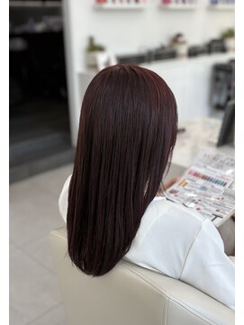 アオ 甲府本店(AO) ワインレッド×ウルトワトリートメント