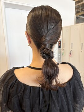 ステアメゾン 大宮(Stir maison) タイト編みおろしヘアアレンジ/MIKU