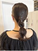 タイト編みおろしヘアアレンジ/MIKU