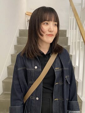 エヌ 烏丸(enu) ミディアムレイヤー/大下/enu烏丸/京都美容室