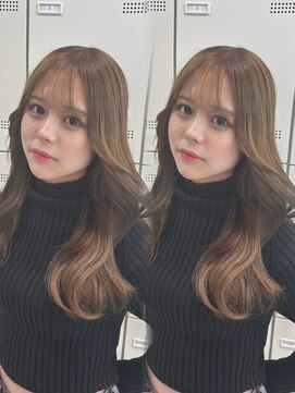 ジゼル(GiseL) ヘーゼル ベージュ ケアブリーチ ロング