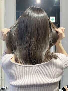 ディプティモイラ(dipty MOILA) セクシーミディ暗めカラーグレージュ