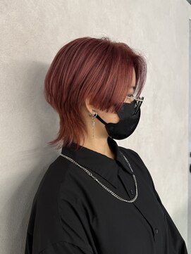 ノアル 大宮店(NOAHL) ピンクカラー/チェリーピンク／ウルフスタイル　M