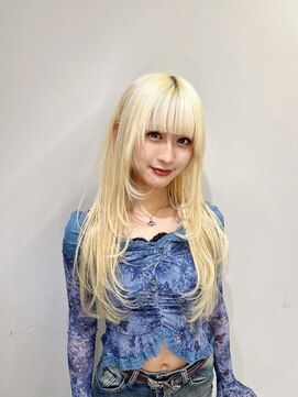 ガルボヘアー 心斎橋店(garbohair) 心斎橋プルエクステ抜きっぱなしブロンドブリーチリタッチ