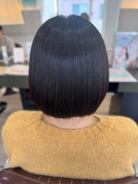 黒髪髪質改善トリートメント12.7