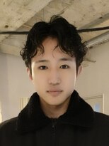 トッド(tod) センターパート色気パーマメンズパーマシャドウパーマ名古屋眉毛