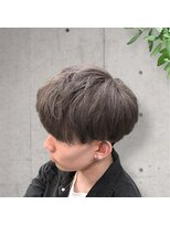 ヘアリゾートハピネス ミルクティーグレージュ×マッシュ