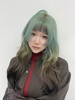 ワンズミラー 原宿(ONE'S MIRROR)&nbsp;デザインカラー/ミントグリーン/ペールグリーン/ハイトーン