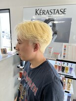 シールドヘアー 沖縄 新都心(C'LD Hair) 抜きっぱなしブロンド/那覇美容室/おもろまち美容室