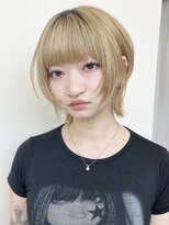 モリオフロムロンドン 原宿本店(morio from London) 【morio原宿】ショートウルフハイトーン