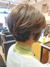 【ショートヘアの方にオススメ☆】カット+ケアカラー　￥11000