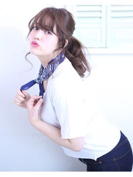 フロール(florun) 簡単アレンジざっくりポニー