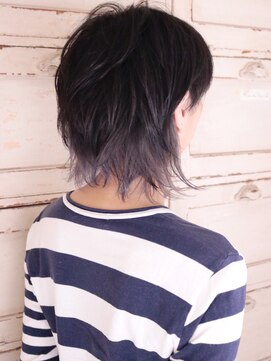 ロリム(RorriM) ウルフカット　ウルフグレー　ダブルカラー