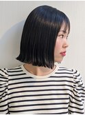 黒髪さんオススメ★切りっぱなしボブ