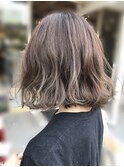 【unopulir永尾】外国人風アッシュベージュ☆こなれウェーブ