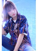 サマーワイドバングボブ