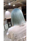 #黒髪#ボブルフ#ネビージュ#小顔#ワンレン